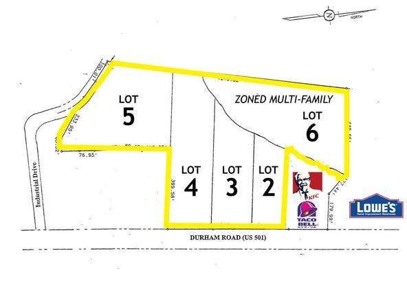 Durham Road 18 Acres: Durham Road and Industrial Drive, Roxboro, NC 27573
